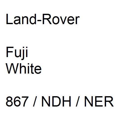 Land-Rover, Fuji White, 867 / NDH / NER.